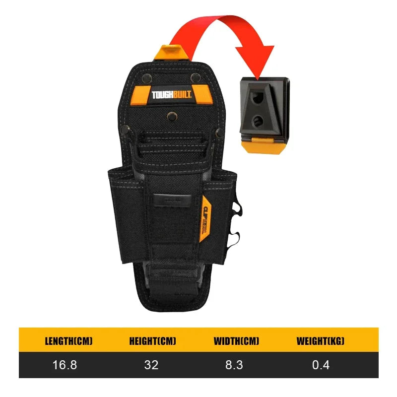 ToughBuilt 7-Pocket Tool Pouch - Ultimate Organizer for Pros