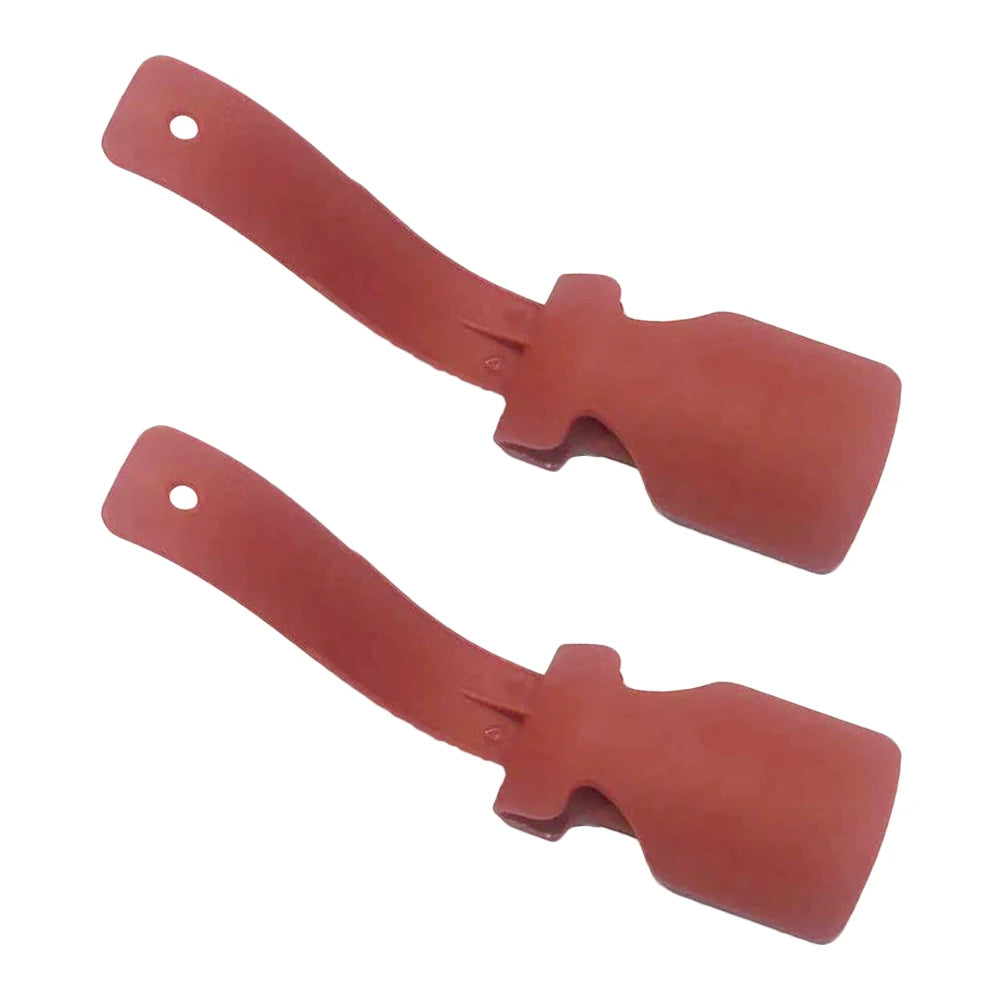2-Pack Plastic Shoe Horns - Ergonomic Slip Aids for Seniors & Easy Use