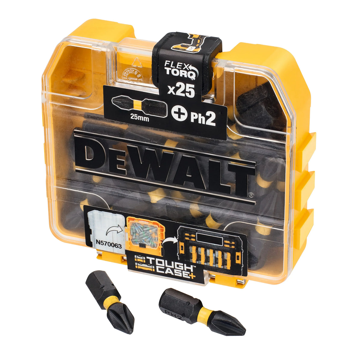 DEWALT Extreme FLEXTORQ 25PC PH2 25mm Screwdriver Bit Set