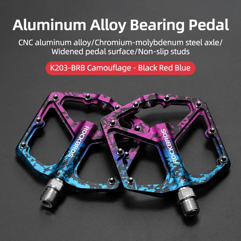 ROCKBROS Ultralight Anti-Slip Aluminum Bicycle Pedals for Better Cycling