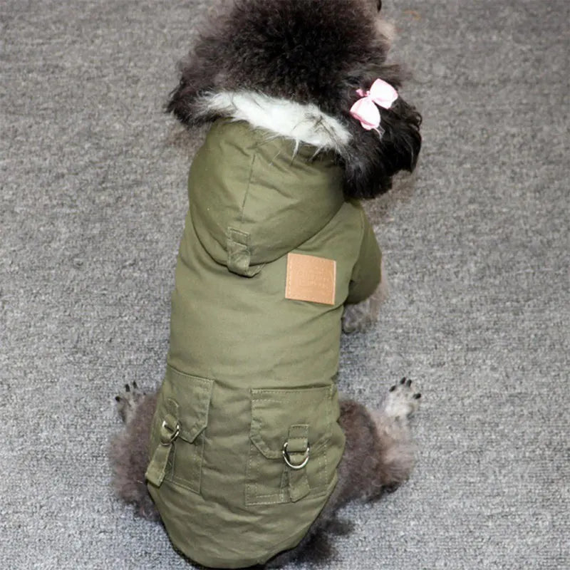 Warm Winter Dog Coat - Stylish & Cozy Hoodies for Small to Medium Dogs