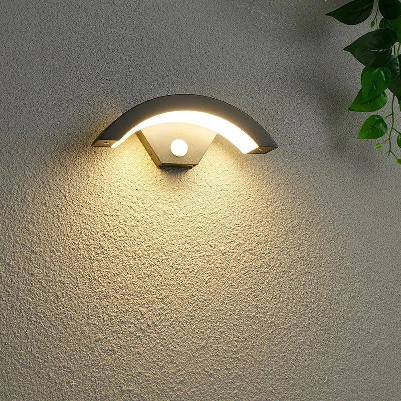 PIR Motion Sensor Outdoor Wall Lamp - Waterproof LED Light