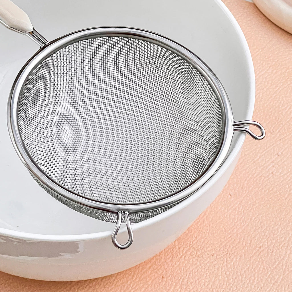 Fine Mesh Strainer Spoon – Stainless Steel Colander & Sieve