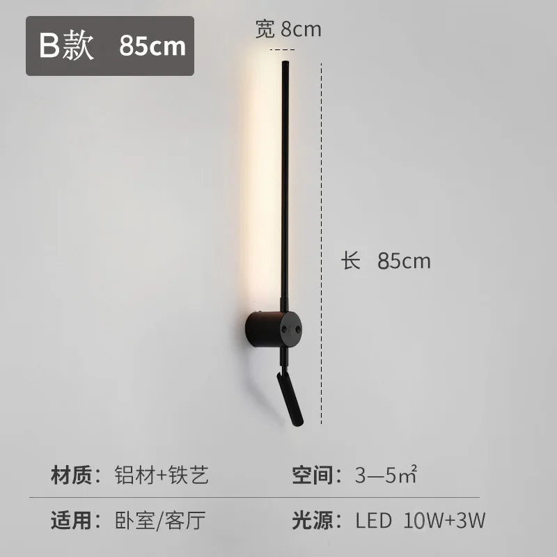 Modern Rotating Spotlight LED Wall Lamp for Living Room & Bedroom