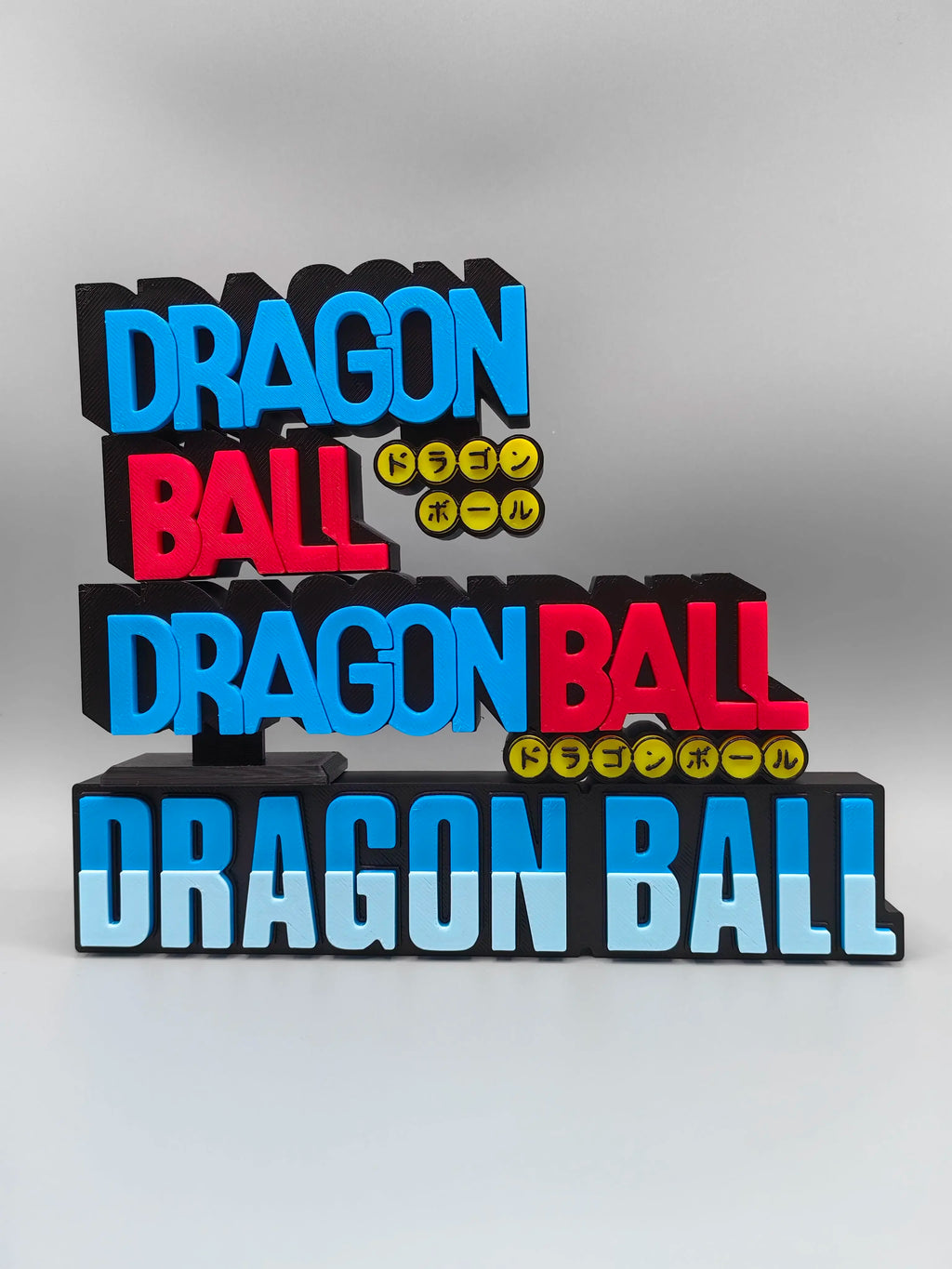 Dragon Ball Super 3D Printed Logo Sign - Handmade Ornament & Display