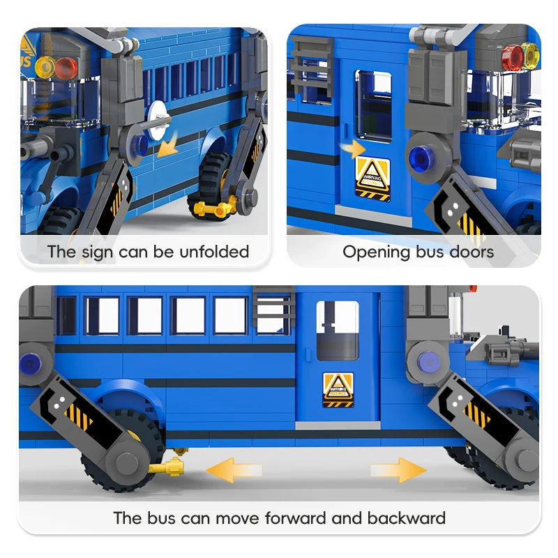 Creative Flying Bus Building Blocks - Ultimate Model Set