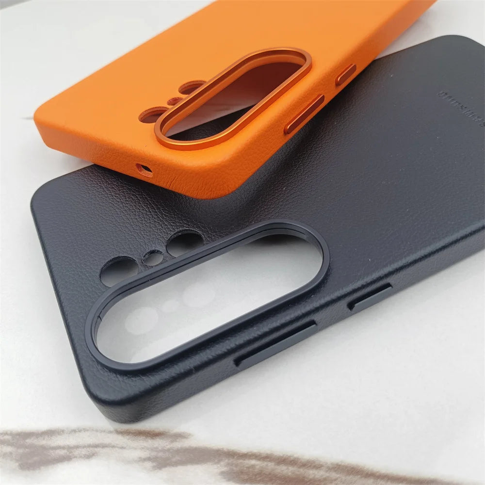 Luxury Genuine Leather Case for Samsung Galaxy S26 Ultra & S26+ 5G