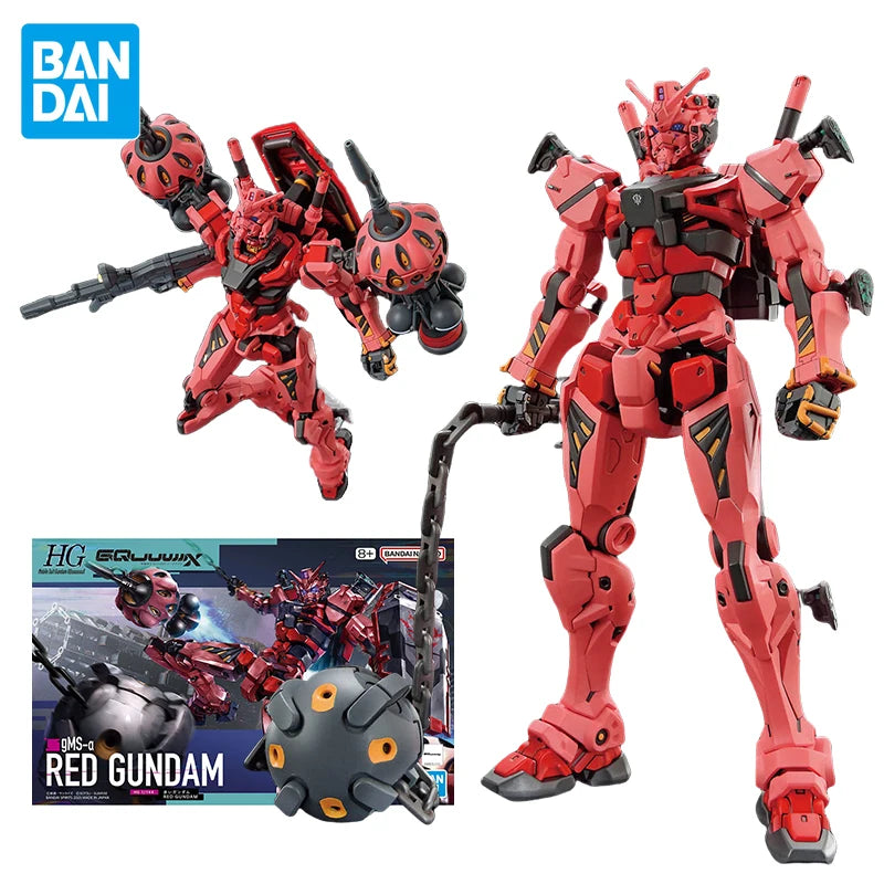 Bandai HG 1/144 GQuuuuuuX Red Gundam Model Kit - Stunning Detail & Articulation