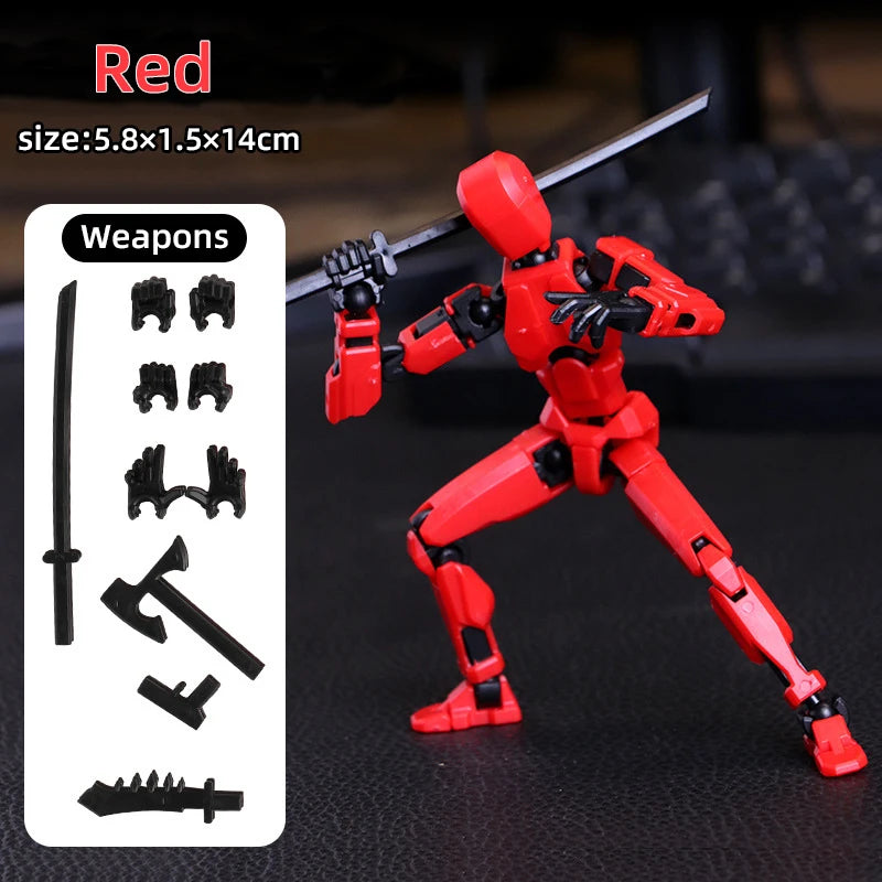 Movable 3D Printed Robot Mannequin - Perfect for Kids & Parents!