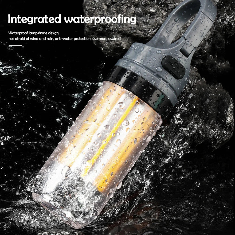 Super Bright LED Rechargeable Camping Lantern - 5 Modes Portable & Waterproof