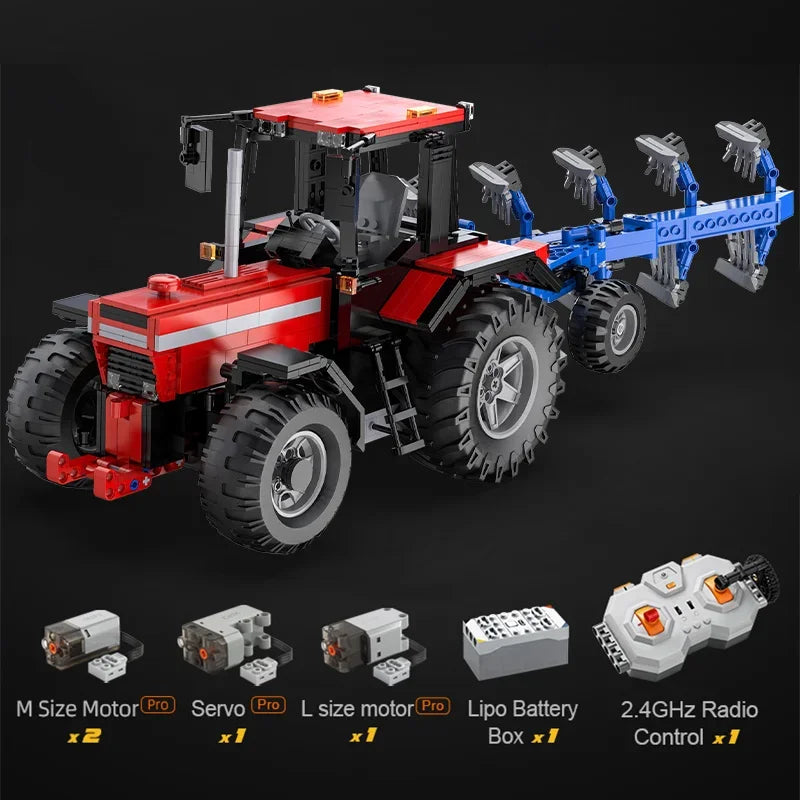 Cada 1675pcs Remote Control Agricultural Vehicle Building Block