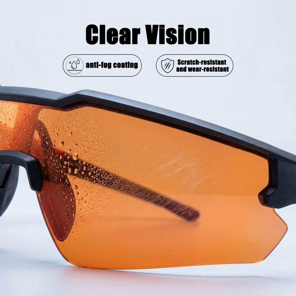 Milwaukee Anti-Fog Safety Goggles with Stylish Orange Mirror Lens