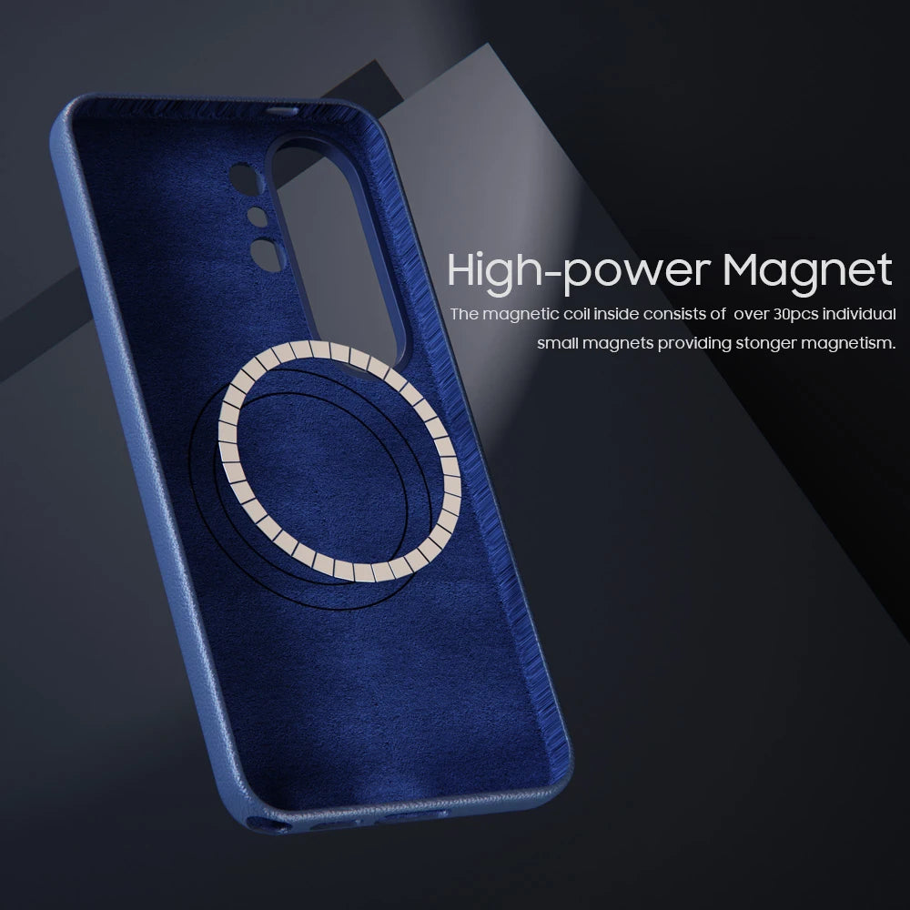 Elegant Magnetic Leather Case for Samsung Galaxy S26 Ultra/Plus