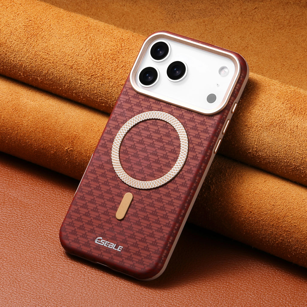 Luxury Magnetic Leather Phone Case for iPhone 13-17 Pro Max
