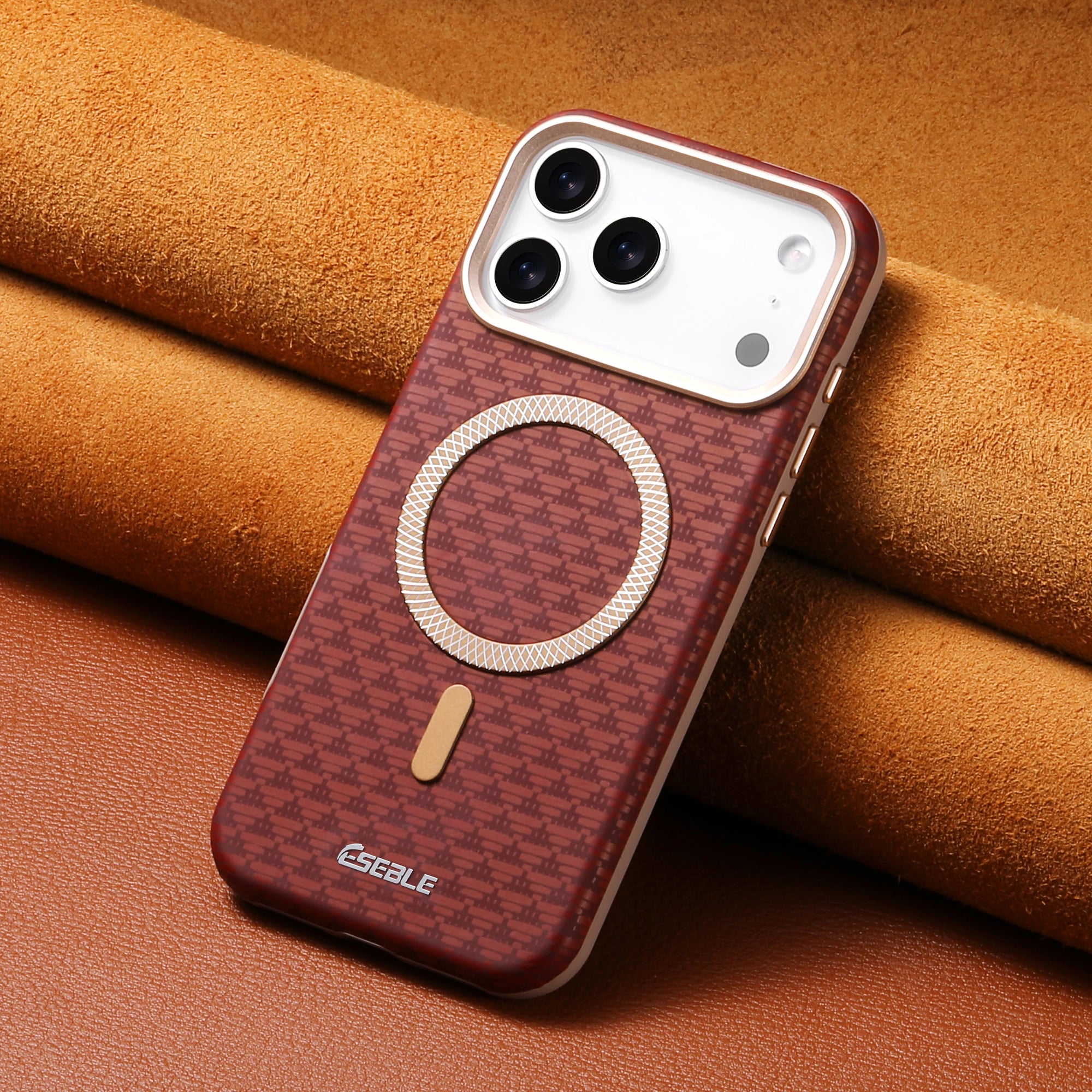Luxury Magnetic Leather Phone Case for iPhone 13-17 Pro Max