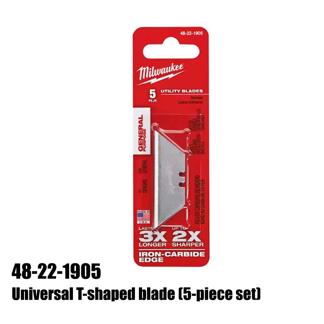 Milwaukee 5-Pack Heavy-Duty Utility Knife Blades for Seamless Cutting