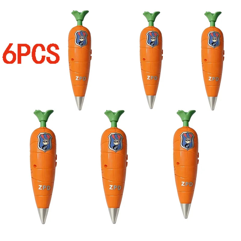Creative Zootopia Carrot Voice Recorder Pen - Fun Kids Ballpoint Pen