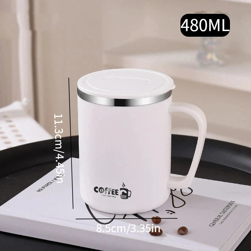 480ml Double Wall Insulated Stainless Steel Coffee Mug
