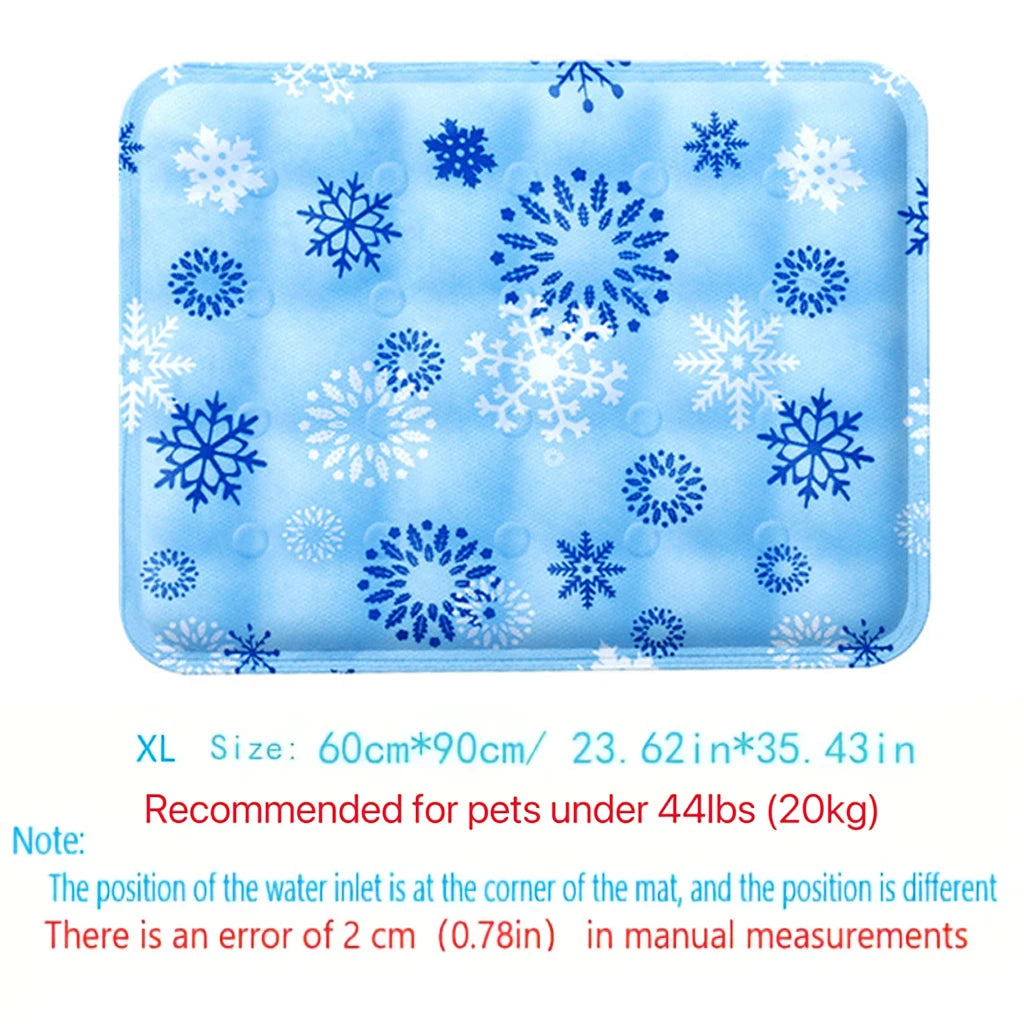 Portable Pet Cooling Mat - Durable Ice Cushion for Dogs & Cats