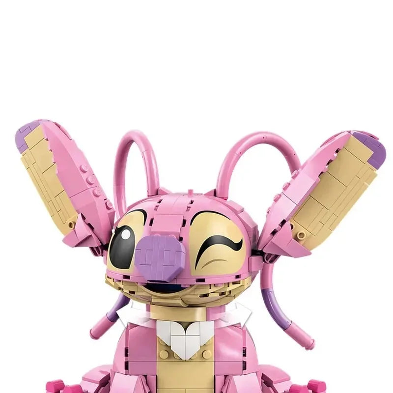 MINISO Stitch Building Blocks - STEM Puzzle Toy for Kids & Collectors