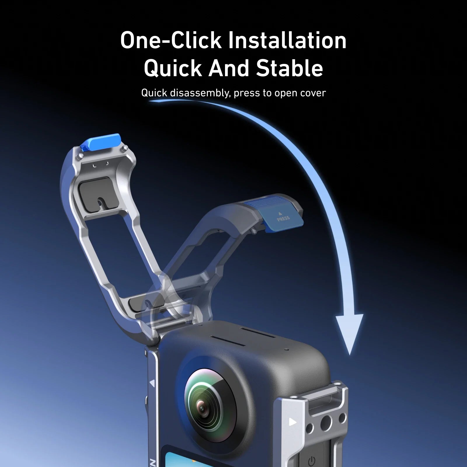 TELESIN Aluminum Alloy Cage for DJI OSMO 360 - Ultimate Protection