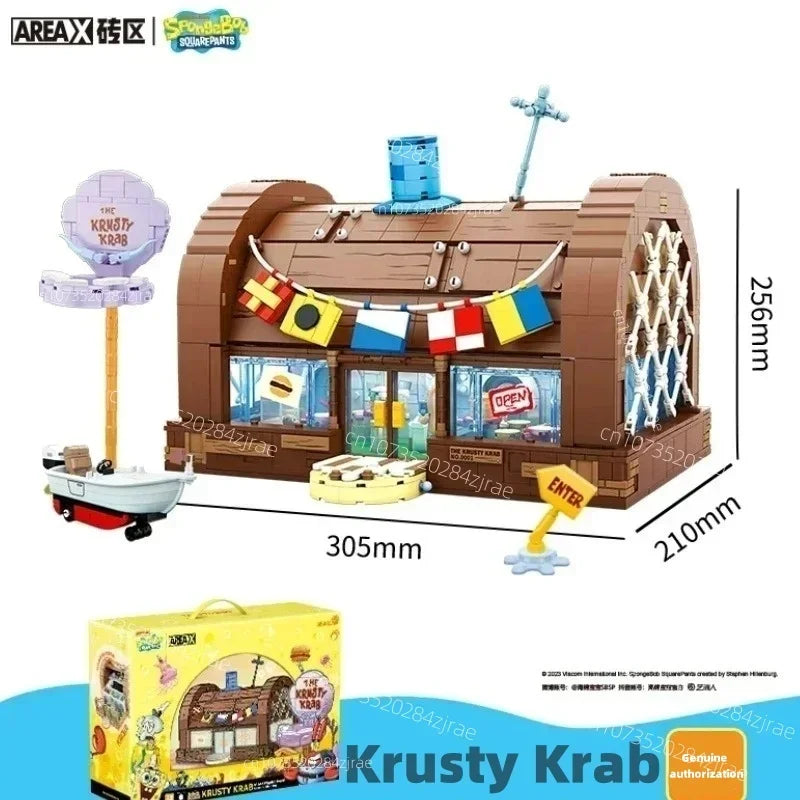 Creative Building Block Set - Fun Starfish Restaurant Model