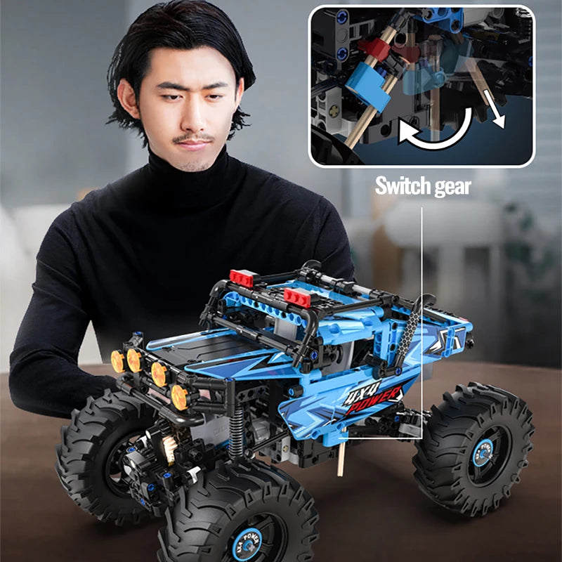 Cada 4WD Off-road RC Building Blocks Car - Fun for Kids