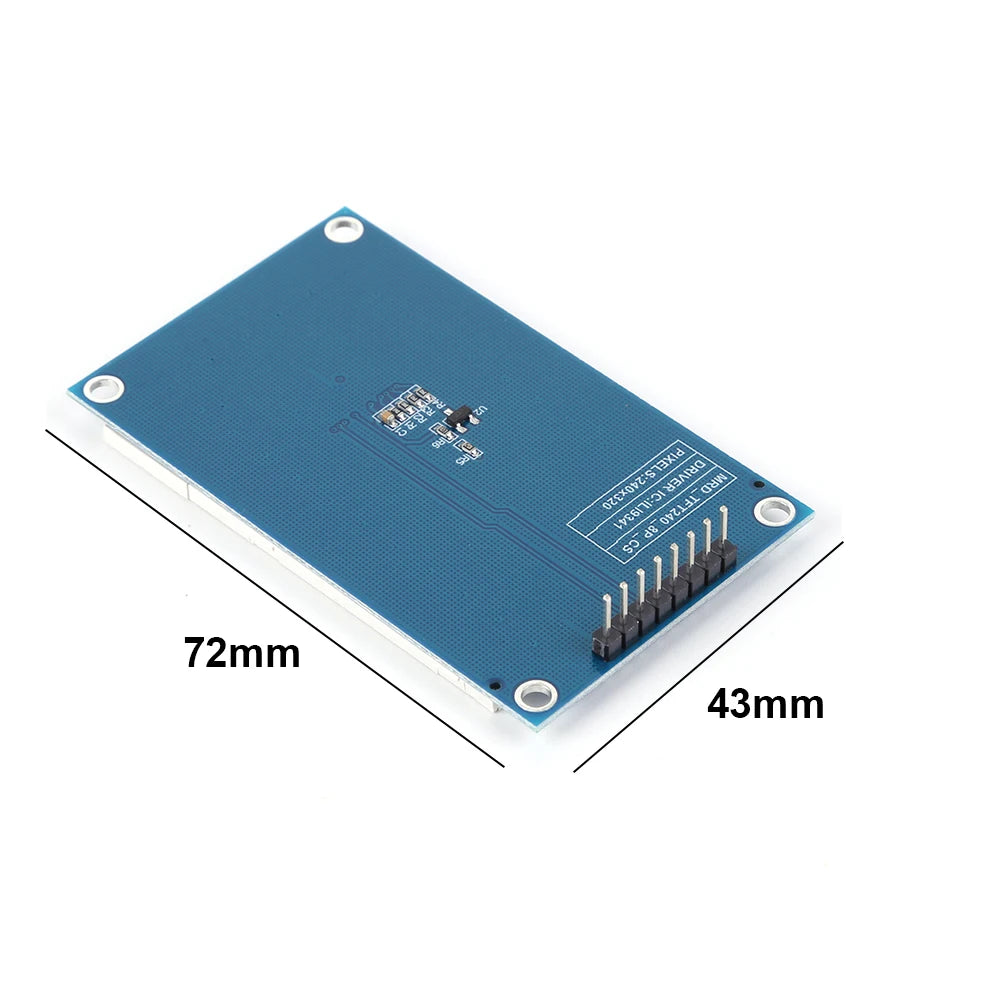 2.4" ILI9341 TFT LCD Display Module - SPI Interface, 240x320 Resolution
