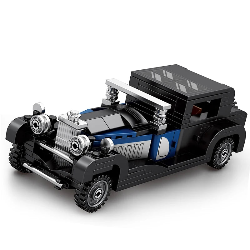 2024 Classic Vintage Racing Car Building Blocks - Super Sport Toy