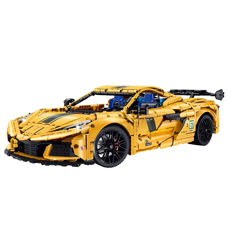 MOC Super Sport Car Building Blocks - Remote Control Hypercar Toy