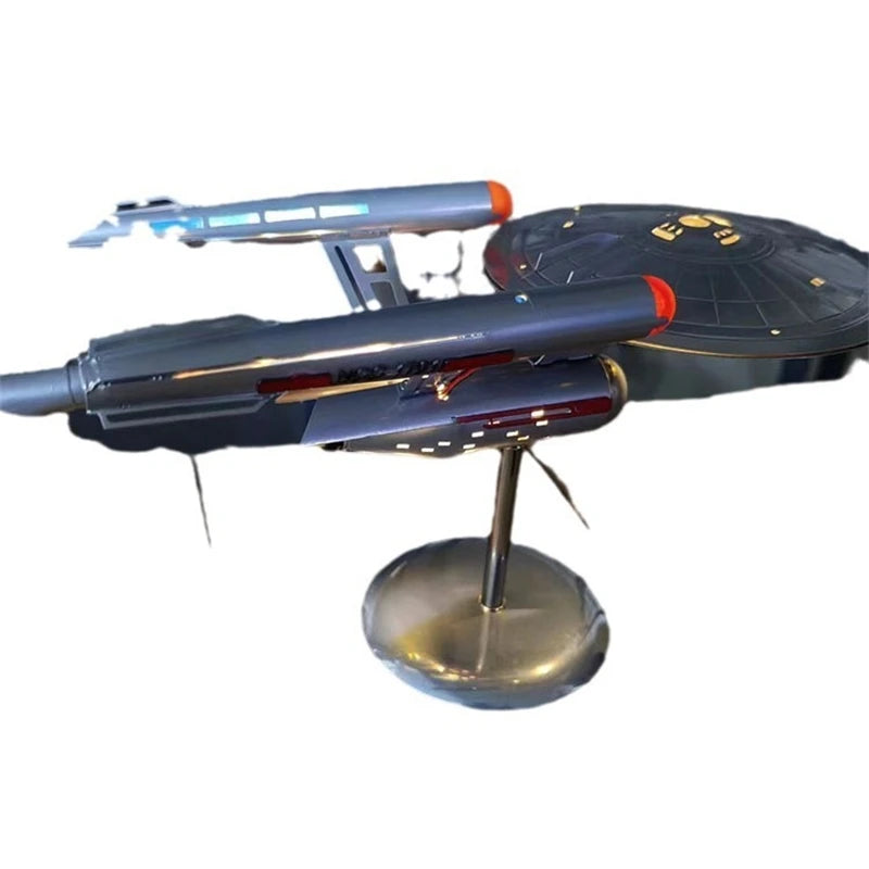 Steampunk Metal Starship Model Kit - Unique Aircraft Decor