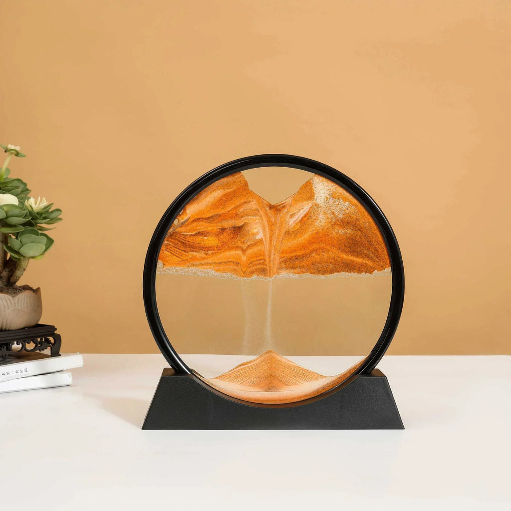 3D Moving Sand Art - Quicksand Liquid Hourglass Home Decor