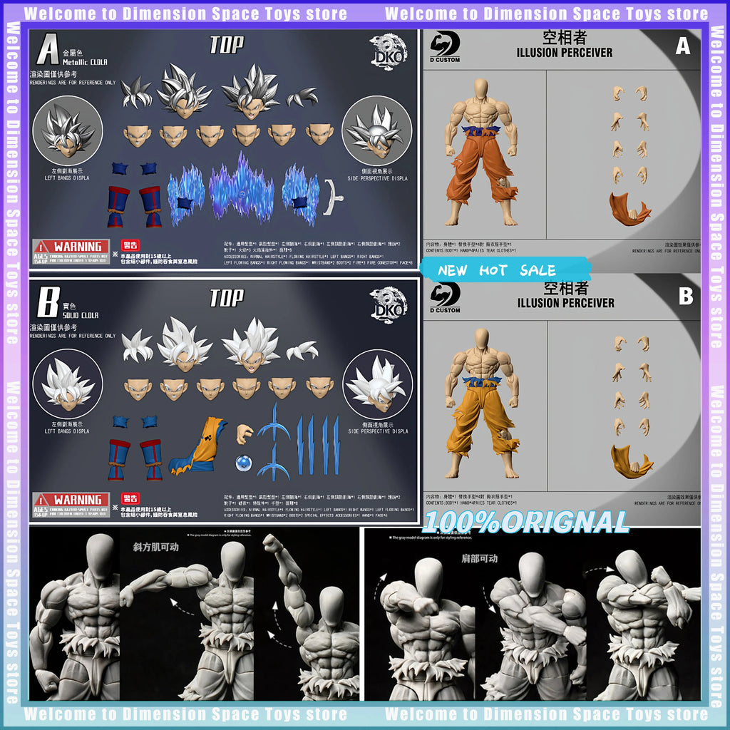 Son Goku Ultra Instinct Action Figure - Dko Studio Collectible
