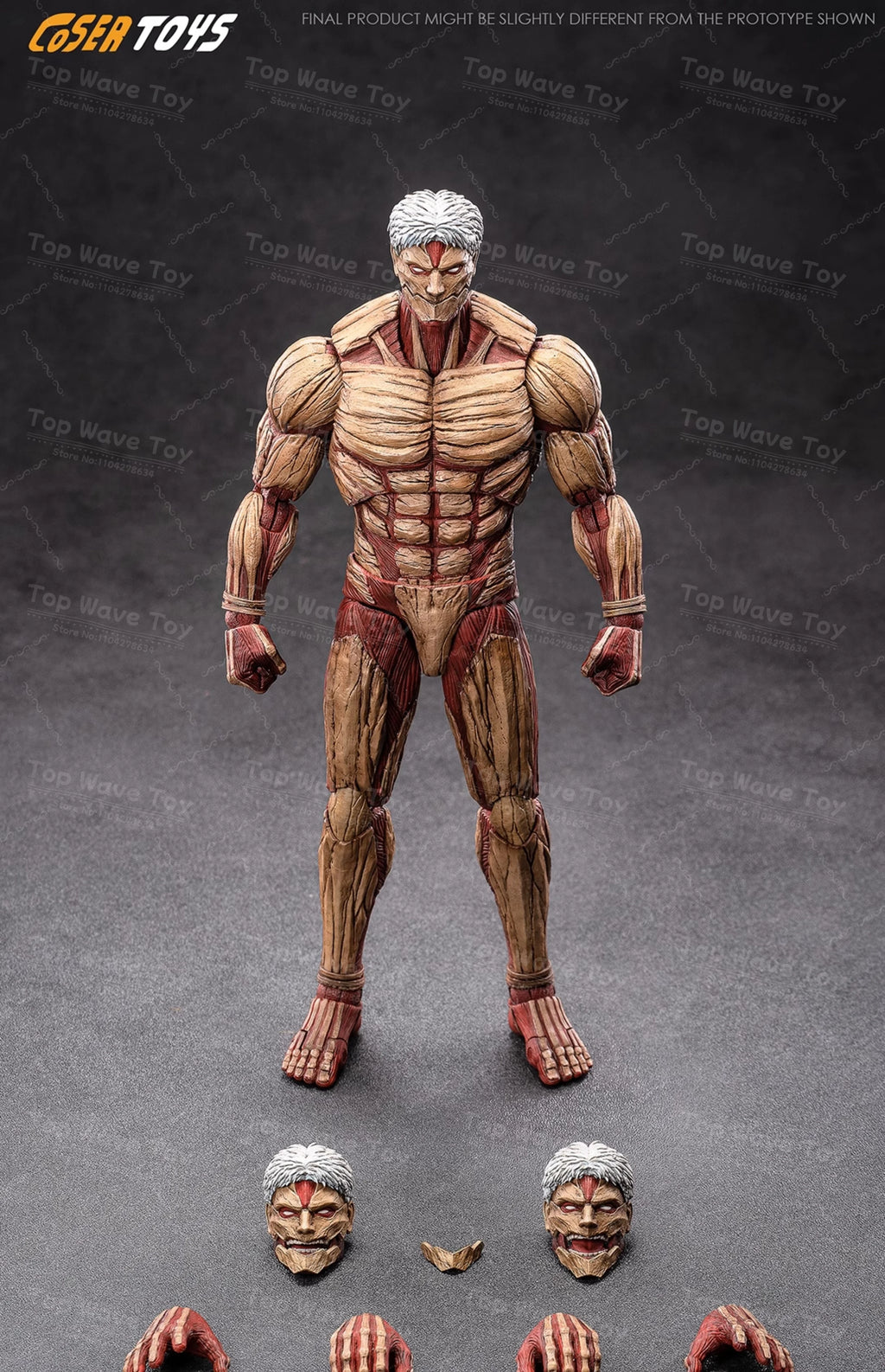 Eren Jaeger Action Figure | 6-Inch Articulated Model Toy