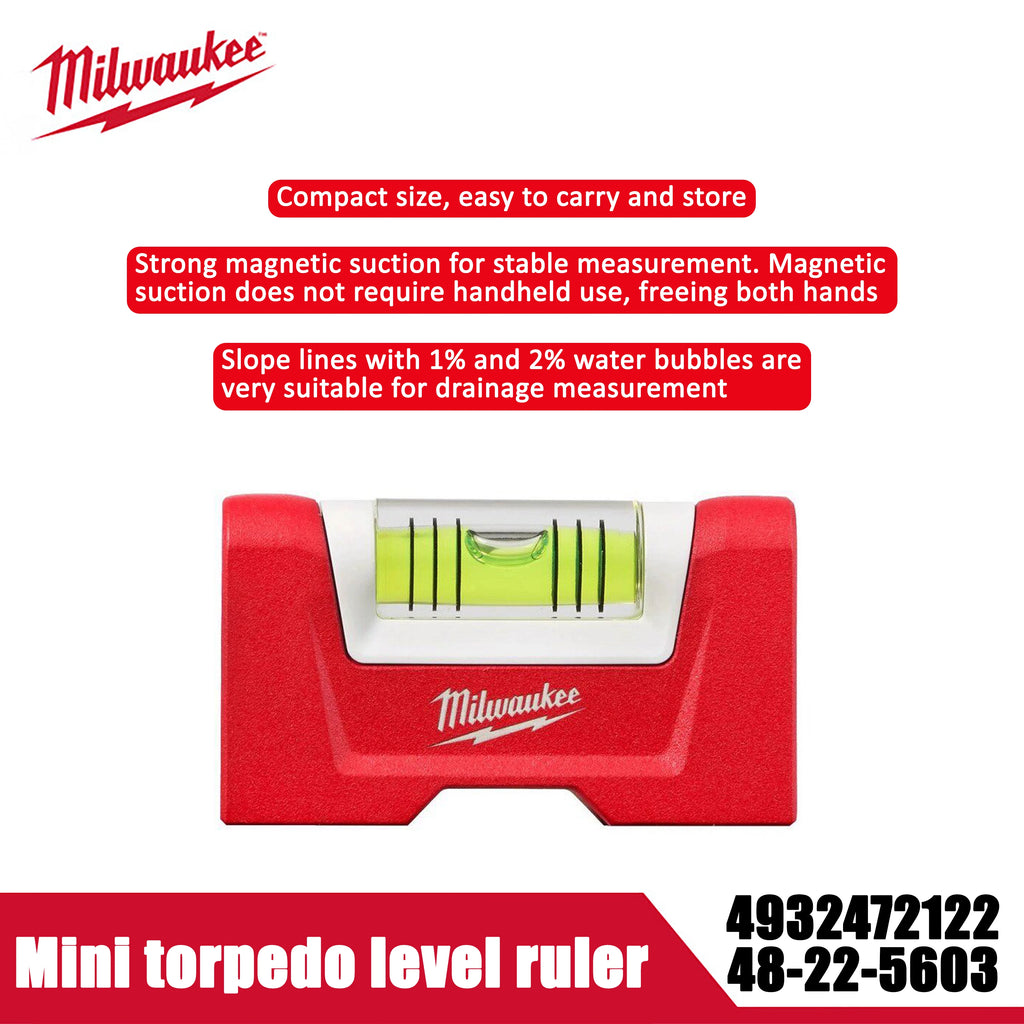 Milwaukee Mini Torpedo Level - High-Precision Measuring Tool