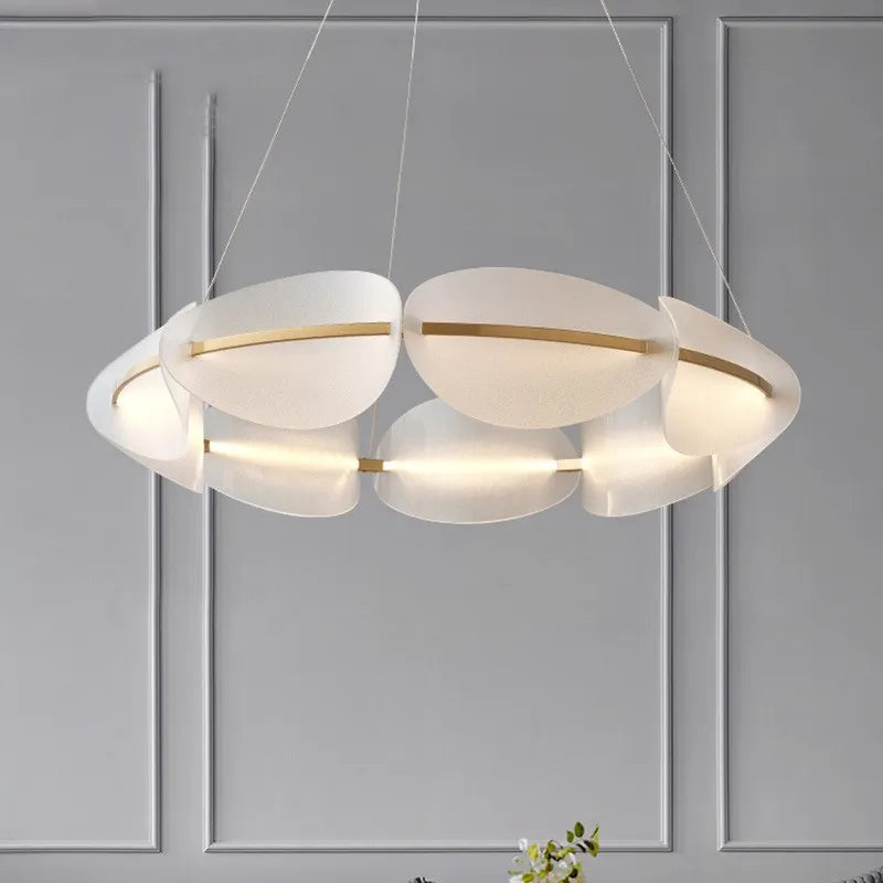Nordic Modern Petal LED Chandelier - Elegant Lighting for Any Space
