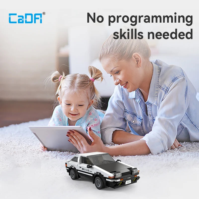 Cada 325Pcs RC Drift Racing Car Building Blocks - DIY Fun for Kids