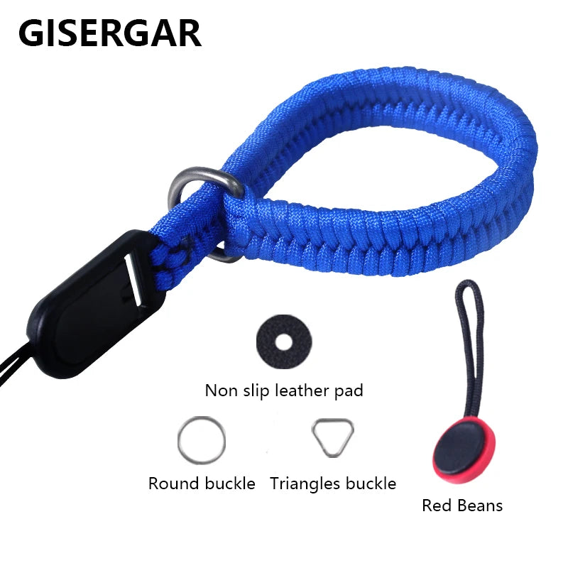 Adjustable Hand-Braided Camera Wrist Strap for Nikon, Canon, Sony