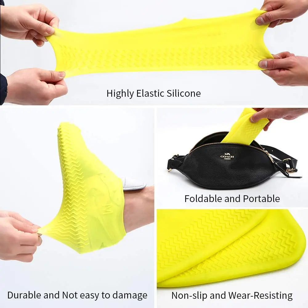 Waterproof Non-Slip Shoe Covers - Reusable Outdoor Rain Boot Protectors