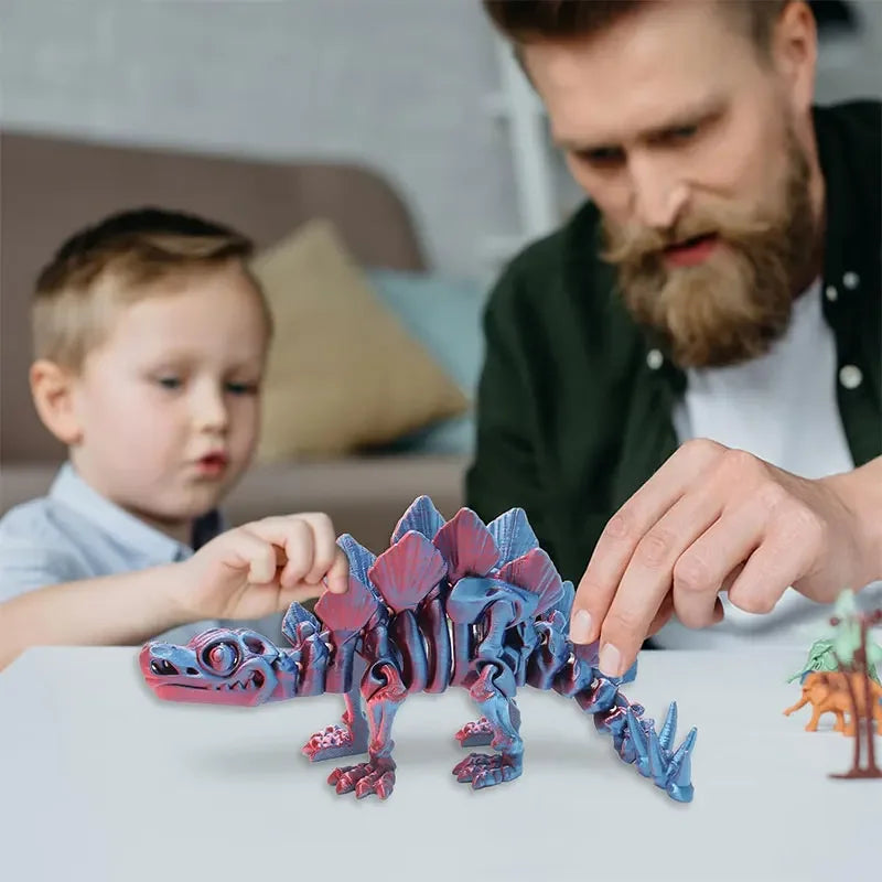 3D Printed Tyrannosaurus Rex Model | Movable Realistic Desktop Decoration