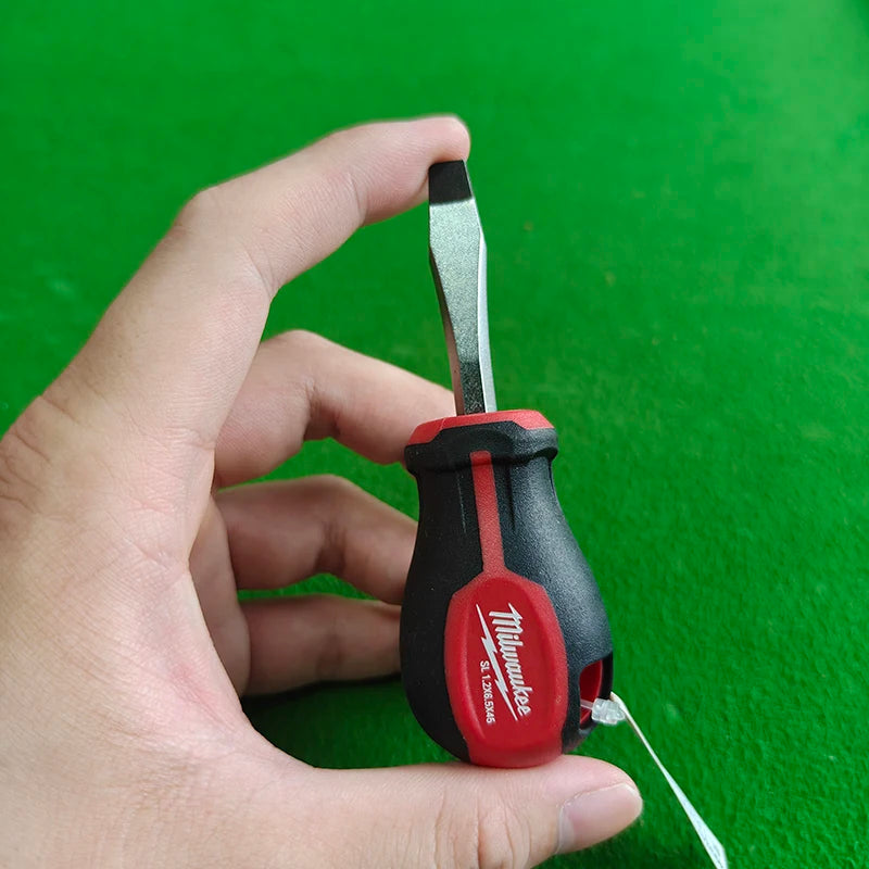 Milwaukee Tri-Lobe Grip Stubby Screwdriver Set - High Torque Performance