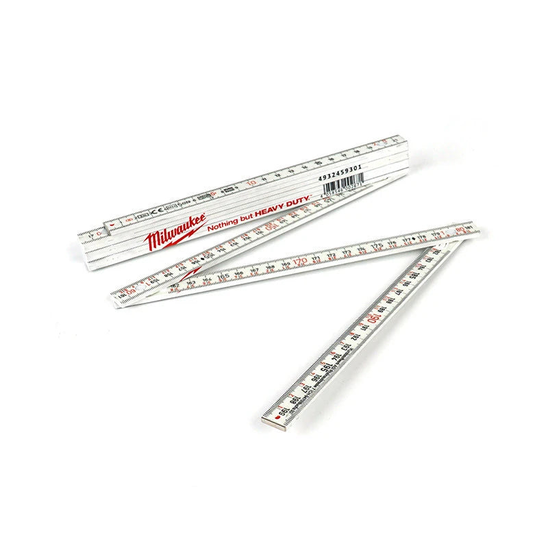 Milwaukee 2m Composite Folding Ruler - Durable & Waterproof Tool