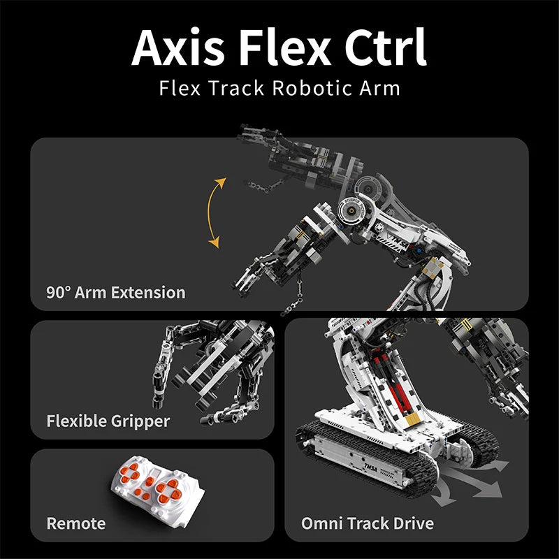 1512Pcs Robotic Arm Building Blocks Set - STEM Education Toy