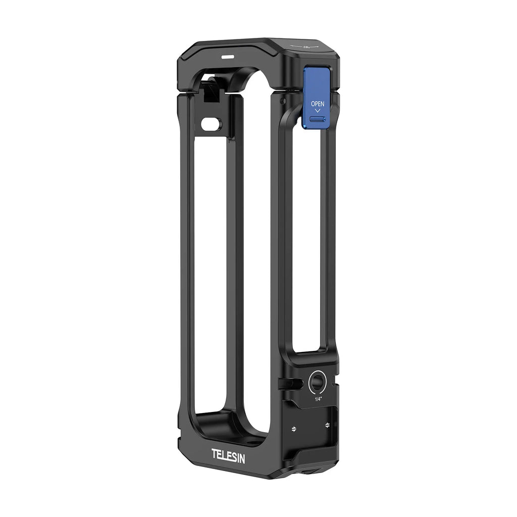 TELESIN Aluminum Frame Case for Insta360 X4 – Lightweight & Stylish Protection