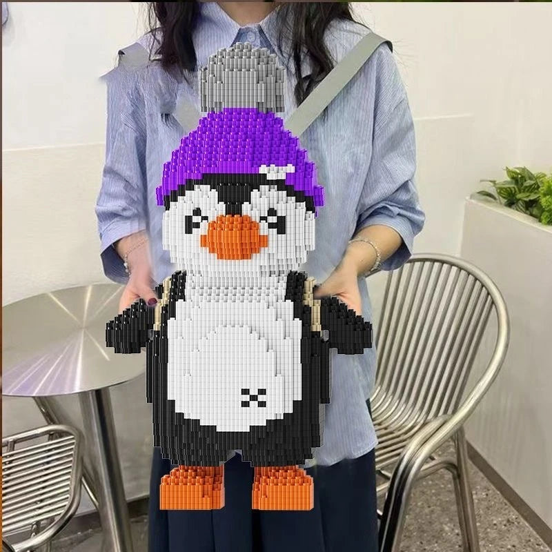 Creative Penguin Building Blocks - Fun 3D Model for Kids