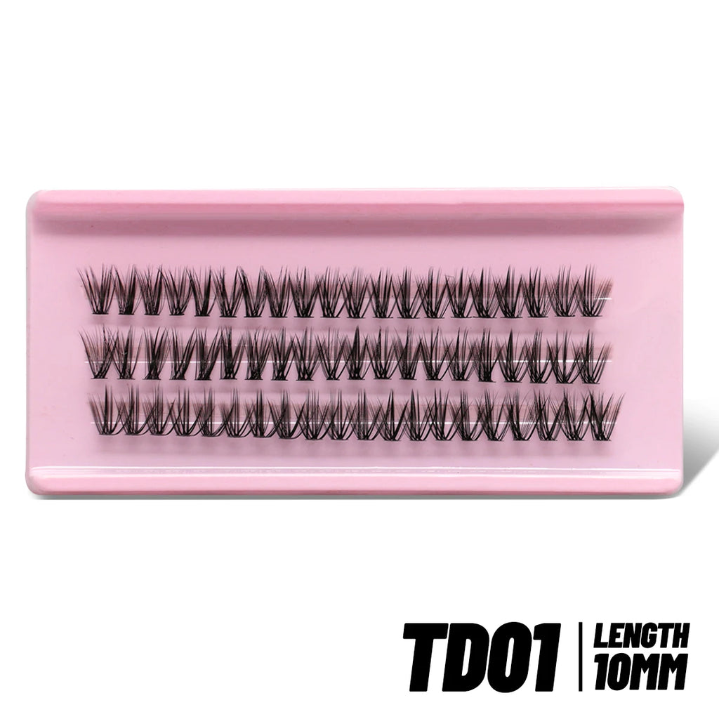 GROINNEYA 510pcs D Curl Fluffy Lashes – 6 Styles, 8-16mm Wispy Extensions