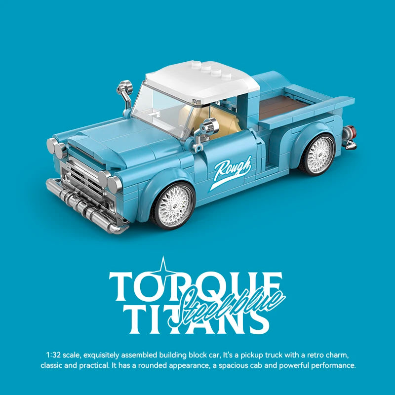 MOULD KING Technical Pickup Truck Building Blocks Model for Kids