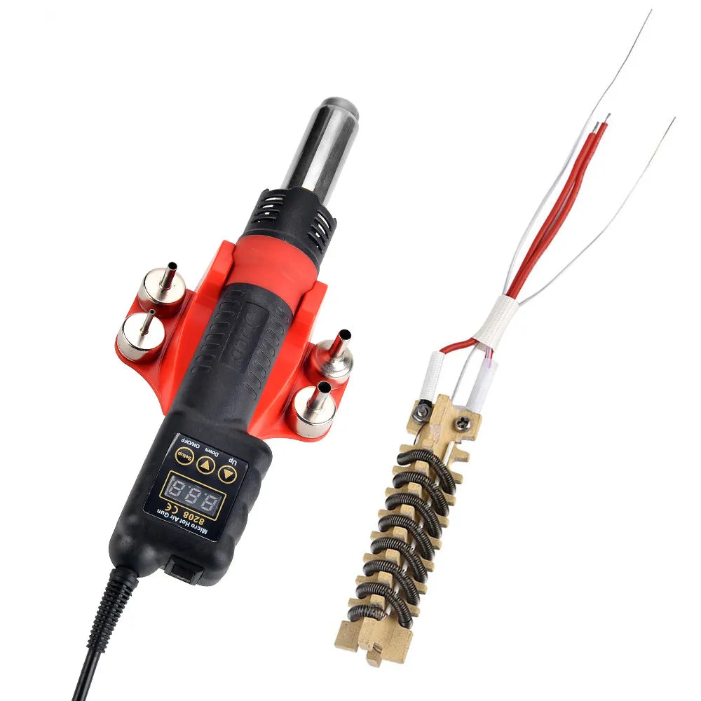 JCD 8208 750W Micro Hot Air Gun with LCD Display - Versatile Soldering Tool