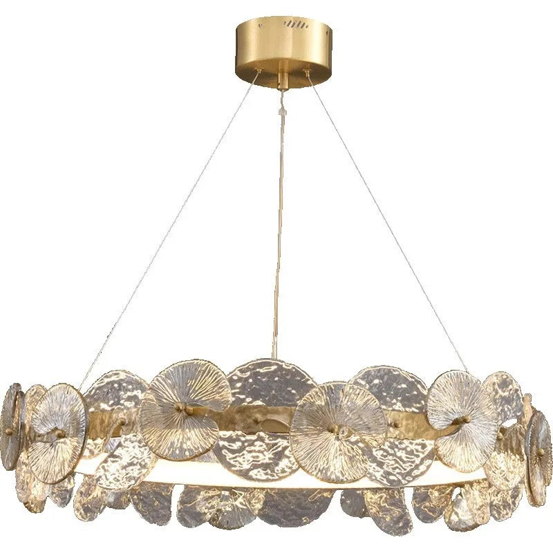 Luxury Crystal Pendant Chandelier - Modern Ring Lamp for Any Room