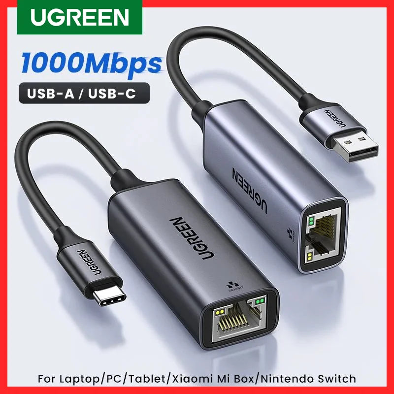 UGREEN USB 3.0 Ethernet Adapter - High-Speed Wired Network Solution